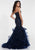 Tiffany Homecoming - 16296 Beaded Sweetheart Tiered Ruffled Mermaid Dress In Blue