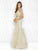Colors Dress - 1629 Sleeveless Two-Piece Evening Gown in Neutral