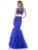 Colors Dress - 1629 Sleeveless Two-Piece Evening Gown in Blue