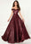 Tiffany Homecoming - 16303 Sequined Off-Shoulder Long A-line Dress In Pink