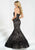 Tiffany Homecoming - 16309 Strapless Sequined Sweetheart Mermaid Dress In Black and Neutral