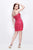 Primavera Couture - Ornate Strapless Sweetheart Sheath Cocktail Dress 1630 in Pink