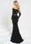Tiffany Homecoming - 16311 Two Piece Long Sleeve Jersey Dress In Black