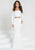 Tiffany Homecoming - 16311 Two Piece Long Sleeve Jersey Dress In White