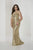 Tiffany Homecoming - 16317 Sleeveless Embellished Sheath Gown In Gold