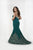 Tiffany Homecoming - 16318 Faux Strapless Mermaid Gown In Blue and Neutral