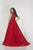 Tiffany Homecoming - 16319 Rhinestone Embellished A-line Gown In Red
