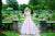 Colors Dress - 1632 Deep V-Neck Ornate Evening Dress in Pink
