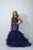 Tiffany Homecoming - 16320 Sleeveless Sequined Mermaid Gown In Blue