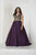 Tiffany Homecoming - 16322 Laced-Up Open Back Mikado A-line Gown In Purple