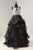 Tiffany Designs - 16338 Beaded Bodice Keyhole Cutout Organza Ballgown In Black