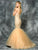 Colors Dress - 1633 Beaded Sweetheart Mermaid Dress in Neutral