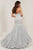 Tiffany Designs - 16343 Sweetheart Neckline Sparkle Tulle Mermaid Gown In Silver