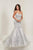 Tiffany Designs - 16356 Sequined Lace Tulle Mermaid Dress In Silver and Silver