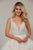 Tiffany Designs - 16360 Plunging Adorned Bodice A-Line Gown In White