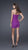 La Femme - Jewel Embellished Ruched Sweetheart Short Sheath Dress 16368 In Purple