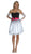 Eureka Fashion - 1640 Strapless Sweetheart Dotted Tulle A-line Dress In Black and Pink