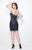 Primavera Couture - Strapless Sweetheart Dazzling Detail Cocktail Dress  1644 in Blue