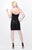 Primavera Couture - Strapless Sequined Cocktail Dress 1645 in Black