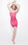 Primavera Couture - Strapless Sequined Cocktail Dress 1645 in Pink