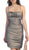 Eureka Fashion - 1646 Short Taffeta Rhinestone Beaded Cocktail Dress