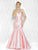 Colors Dress - 1647 Sweetheart Mikado Mermaid Dress in Pink