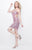 Primavera Couture - Glittering Strapless Cocktail Dress 1651 in Pink