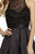 Jolene Collection - 16533 Illusion High Halter Satin Dress In Black