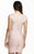 Jolene Collection - 16544 Capped Sleeved V-neck Sheath Dress In Pink