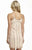 Jolene Collection - 16547 Sequined Scoop Column Dress In Pink