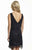 Jolene Collection - 16548 Embellished V-neck Sheath Dress In Black