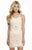 Jolene Collection - 16549 Bejeweled Scoop Sheath Dress In Pink