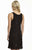 Jolene Collection - 16550 Sequined Scoop Sheath Dress In Black