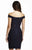 Jolene Collection - 16555 Off Shoulder Sheath Dress In Black
