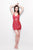 Primavera Couture - Sequined Sleeveless Cocktail Dress 1675 in Pink