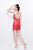 Primavera Couture - Sequined Sleeveless Cocktail Dress 1675 in Pink