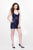 Primavera Couture - Sequined Sleeveless Cocktail Dress 1675 in Blue