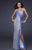 La Femme - 16800 Ombre Sequined One Shoulder Sheath Dress