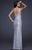 La Femme - 16800 Ombre Sequined One Shoulder Sheath Dress