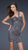 La Femme - Draped Sparkling Sweetheart Sheath Cocktail Dress 16886 in Gray