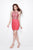 Primavera Couture - Stones and Sequins Ornate Cocktail Dress 1692 in Pink