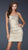 La Femme - Jewel Encrusted Pleated Sweetheart Short Sheath Dress 16934 In Neutral