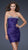 La Femme - Rhinestone-Crusted Sweetheart Sheath Cocktail Dress 16937 In Purple
