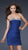 La Femme - Rhinestone-Crusted Sweetheart Sheath Cocktail Dress 16937 In Blue