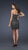 La Femme - Strapless Lace Overlaid Sweetheart Sheath Cocktail Dress 16945 in Black and Neutral
