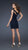 La Femme - Pleated Ornate Asymmetrical Sheath Cocktail Dress 16958 in Blue