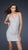 La Femme - Intricately Creased Sweetheart Sheath Cocktail Dress 16994 in Silver