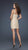 La Femme - Intricately Creased Sweetheart Sheath Cocktail Dress 16994 in Gold