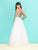 Madison James - V-Neckline Tulle Ballgown 17-245