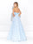 Madison James - Feathered A-Line Ballgown 17-274